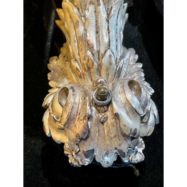 Louis XV Silver Wall Sconce For Sale In New York - Image 6 of 13