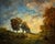 Robert Crannell Minor–Landscape at Sunset–19th Century American Tonalist Oil Painting For Sale - Image 4 of 11