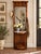 Vintage Victorian-Style Wood Hall Tree With Etched Mirror & Marble Shelf For Sale - Image 9 of 9