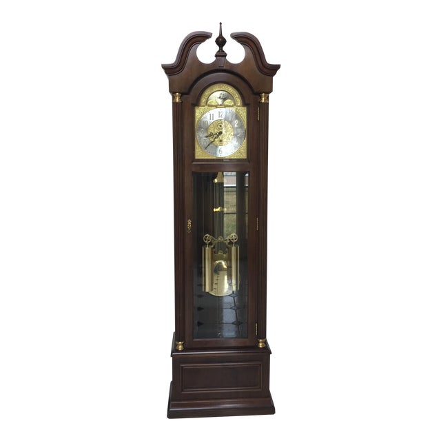 1993 Ethan Allen Grandfather Clock Chairish