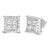 Discover the exquisite allure of these stud earrings, masterfully crafted from rhodium-plated 14K white gold that promises...
