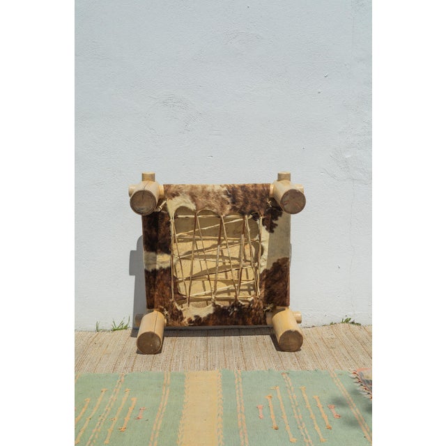 Late 20th Century Late 20th Century Cowhide Coffee Table For Sale - Image 5 of 6
