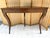 Francesco Molon Louis XVI Style Walnut Demilune Console Table- Made in Italy For Sale - Image 13 of 18