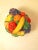 1990s Ceramic Sculptural Fruit Compote Bowl Centerpiece Colorful Italian Style Folk Art Pedestal Matte Finish For Sale - Image 5 of 8