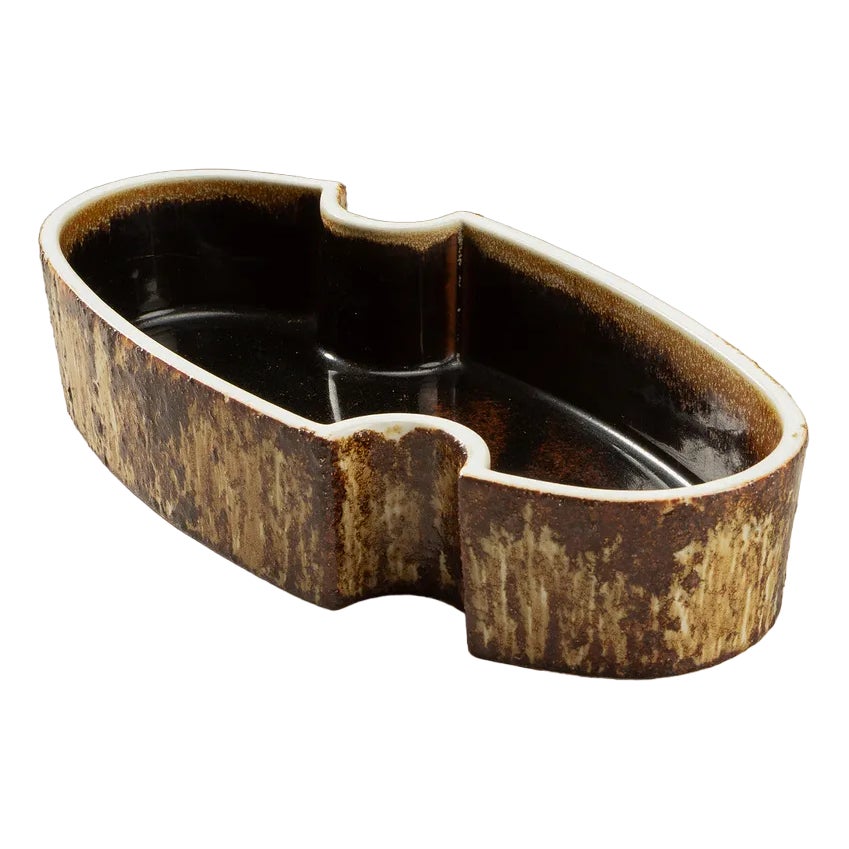 Oval Ikebana Vase from Yamasan, Japan, 1960s Chairish