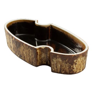 Oval Ikebana Vase from Yamasan, Japan, 1960s For Sale