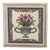 Vintage Cross Stitch Flowers in Urn on Working Frame For Sale