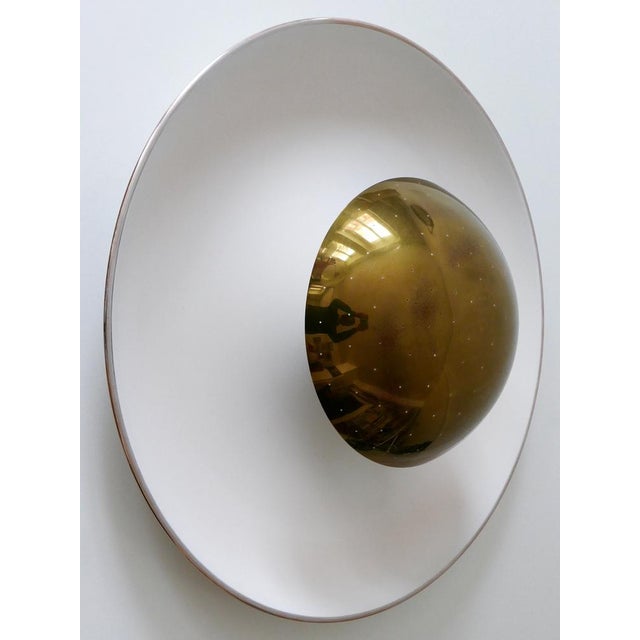 Large Mid-Century Modern Flush Mount or Sconce, Germany 1960s For Sale - Image 10 of 18