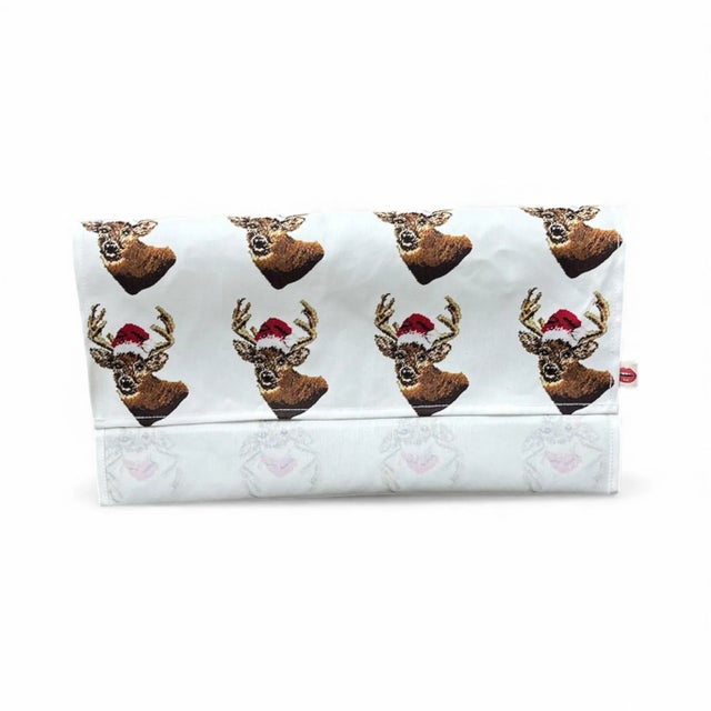 Contemporary Contemporary Linen-Cotton "What the Buck?" Custom Made Tea Towel, Original For Sale - Image 3 of 3