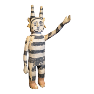 1940s Hopi Clown Katsina Carving