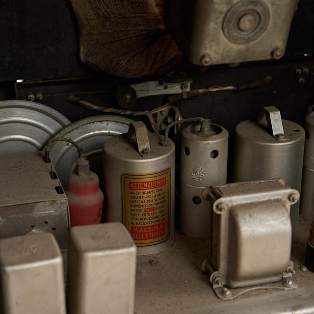 Metal Vintage Bacchini Eye Radio For Sale - Image 7 of 8