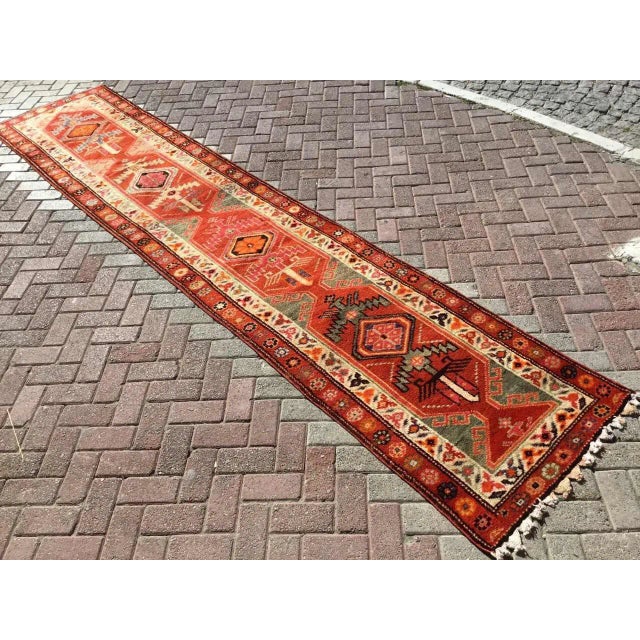 Oversized Vintage Rug Runner, 159" X 32" For Sale - Image 10 of 10