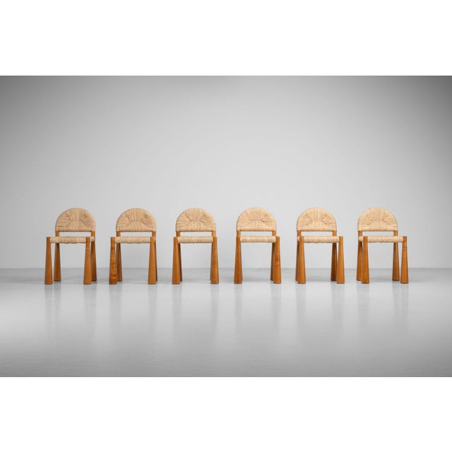 Toscanella Chairs by Alessandro Becchi for Giovannetti, Italy, 1970, Set of 6 For Sale - Image 10 of 18