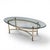 Mid 20th Century Vintage Labarge Regency Brass and Glass Cocktail Table For Sale - Image 5 of 18
