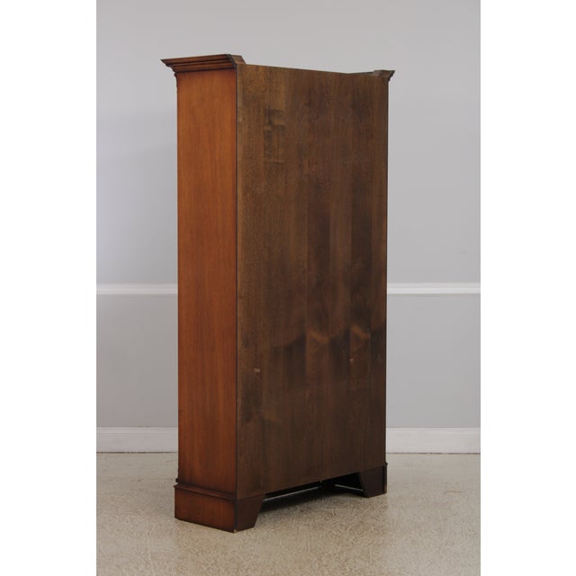 English Style Walnut Open Bookcase For Sale - Image 11 of 11