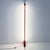 Postmodern Big Red Double Neon Lamp by Gian N. Gigante for Zerbetto, 1980s For Sale - Image 3 of 9