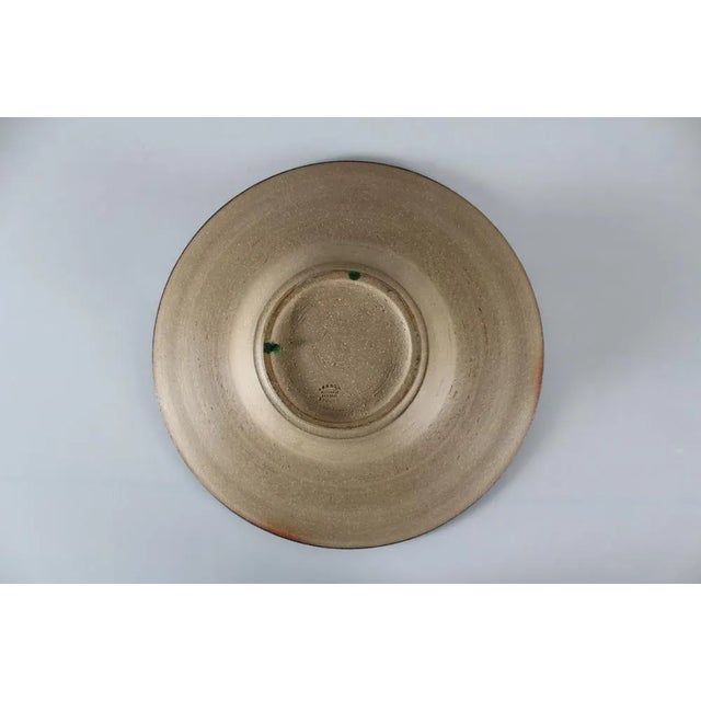 Ceramic Danish Stoneware Bowl with Tree of Life Motif by Noomi Backhausen for Søholm, 1960s For Sale - Image 7 of 9