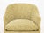 Modern Green Upholstered Tub Chair & Ottoman For Sale In New York - Image 6 of 9