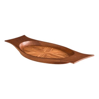 Scandinavian Modern Tray in Teak attributed to Jens Quistgaard, 1950s For Sale
