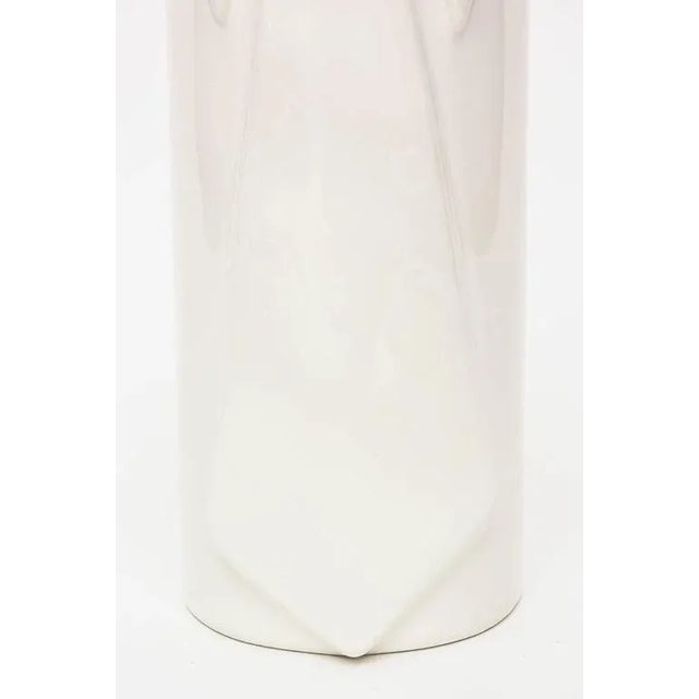 Ceramic Vintage Raymor Glazed Ceramic Pop Art Shirt Tie Vase Italian For Sale - Image 7 of 9