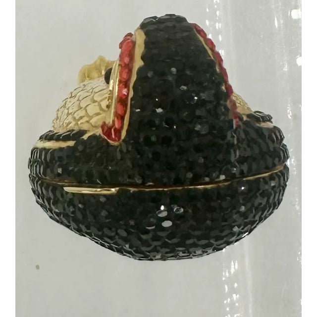 90s Judith Leiber Penguin Pillbox Pill Box Bird Vintage Chairish