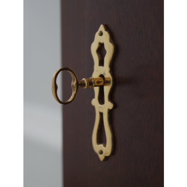 Wood Stickley Colonial Williamsburg Wa-730 Mahogany Grandfather Clock For Sale - Image 7 of 18