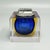 Mid-Century Modern Blue Table Lighter in Murano Sommerso Glass by Flavio Poli for Seguso, 1960s For Sale - Image 3 of 7