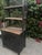 Rustic European Vintage Locker Hutch With Storage and Bookcase For Sale - Image 3 of 4