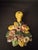 Antique Hubley Cast Iron Pear Floral Door Knocker Original Polychrome Paint C1920 For Sale - Image 11 of 14
