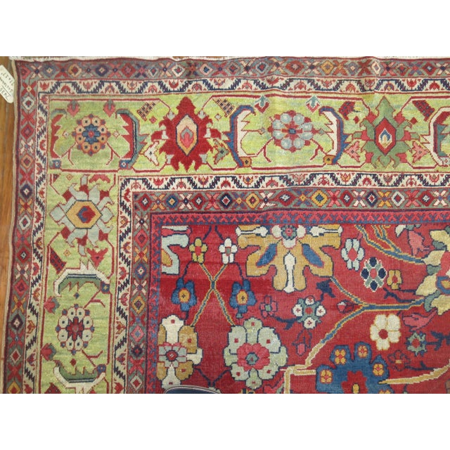 Persian Antique Zabihi Collection Persian Mahal Rug - 10'11" x 17'2" For Sale - Image 3 of 7