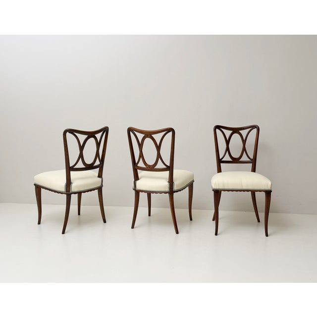 Chairs in the style of Paolo Buffa, Italy, 1950s, Set of 6, in Very Good conditions. Designed 1950 to 1959