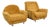 Mid Century Modern Lounge Chairs a Set of Two 6388 For Sale
