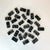 A complete set of vintage Dominos with a nostalgic fun vibe. They are a black resin with white painted dots.