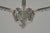 Metal Muller Freres French Art Deco 3-Arm Chandelier 1930s - Volute Frosted Glass For Sale - Image 7 of 7