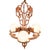 Art Deco 1925 Art Deco Brass Three Light "Winthrop" Circular Chandelier by Virden For Sale - Image 3 of 9