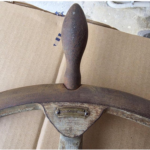 1900 - 1909 Italian Submarine Rudder, Early 1900s For Sale - Image 5 of 8