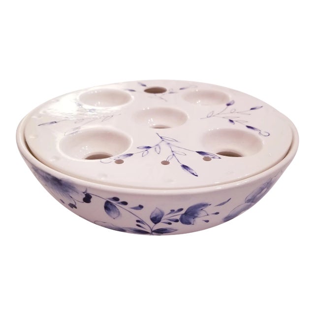 Mid-Century Delftware Crocus Bowl For Sale