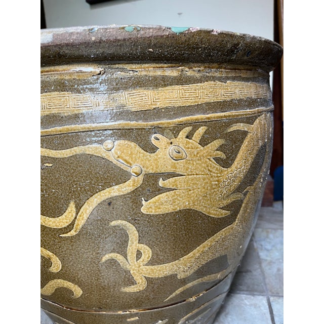Asian Mid 20th Century Thai Dragon Jar For Sale - Image 3 of 7