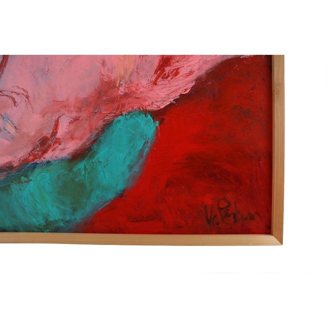 1990s Figurative Expressionism "Whose Blues" Original Painting For Sale - Image 5 of 9