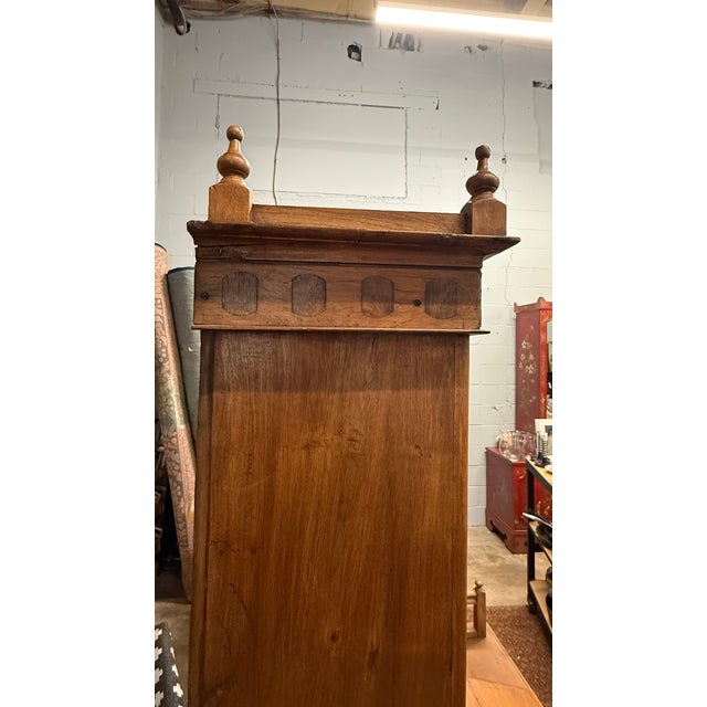 19th Century Antique Wooden Secretary Desk For Sale In New York - Image 6 of 12