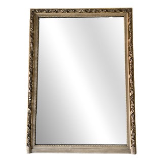 Antique Mirror in Beech Frame, 1800s For Sale