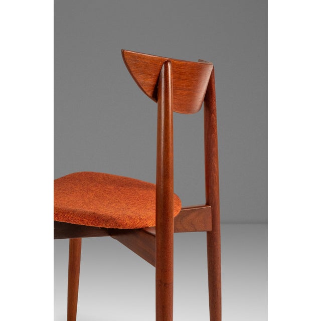 Rare Danish Mid-Century Modern Desk / Side Chair in Teak & New Fabric by Harry Østergaard for Randers Møbelfabrik, Denmark, C. 1960s For Sale - Image 15 of 18