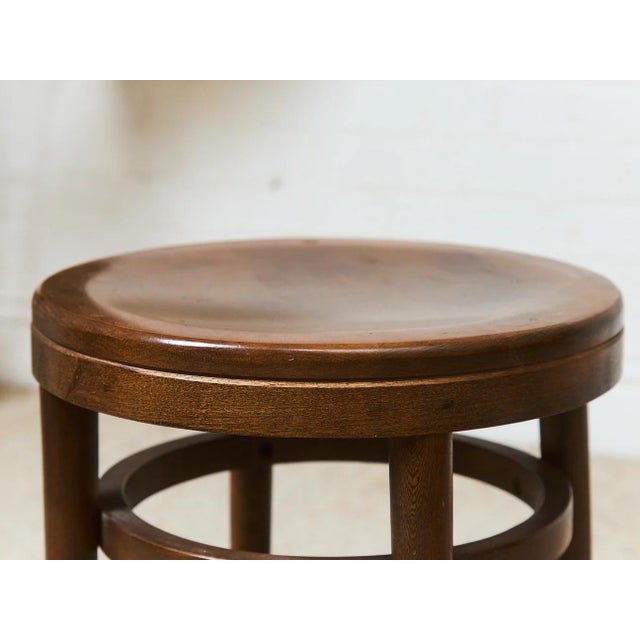 Mid 20th Century Thonet Vintage Stool Table For Sale - Image 5 of 9