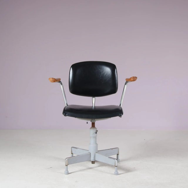 1960s Vintage Norwegian Swivel Desk Chair from Håg, 1960s For Sale - Image 5 of 11