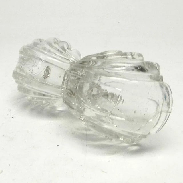 Art Nouveau Salt and Pepper Holder by Niemen Glassworks, Poland, 1920s For Sale - Image 4 of 9