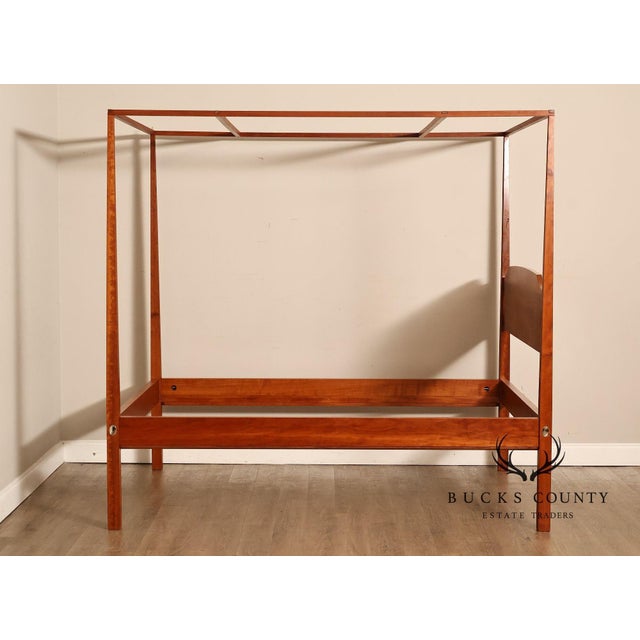 Thomas Moser Cherry Queen Size PosterCanopy Bed For Sale - Image 15 of 18
