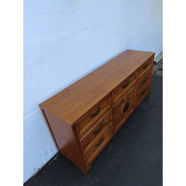 Late 20th Century Henry Link Mandarin Hollywood Regency Long Dresser Sideboard Media Cabinet 6407 For Sale - Image 5 of 16
