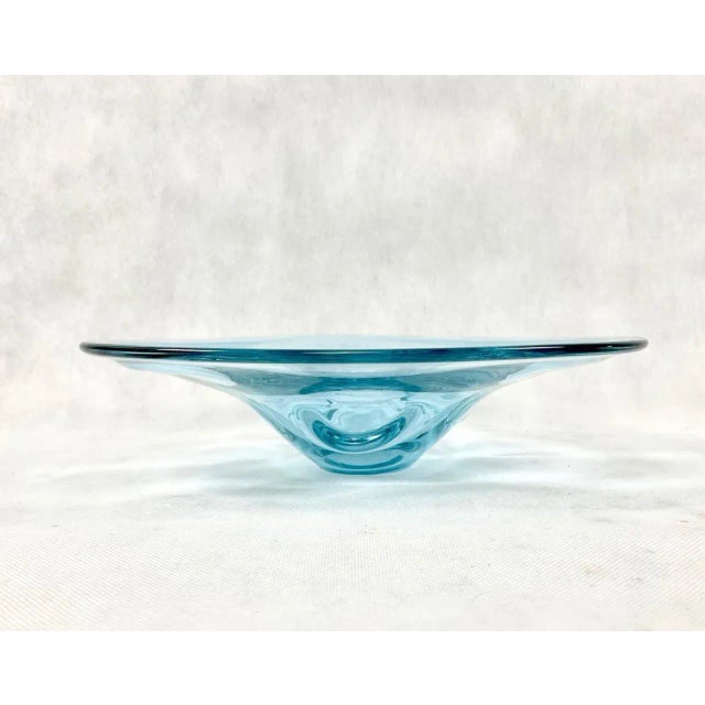 Mid-Century Modern Art Glass Bowl by Josef Hospodka for Chribska, 1960s For Sale - Image 3 of 11