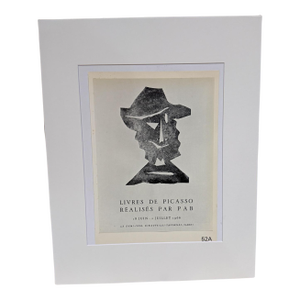 1966 Poster Livres De Picasso Pab Art