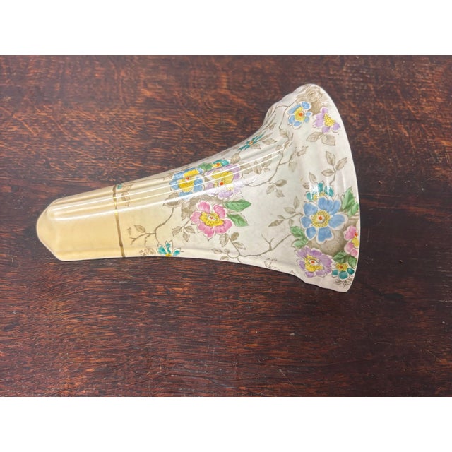 An elegant Art Deco English wall vase by the Decoro company of Staffordshire, embodying both style and craftsmanship of...